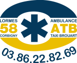 logo taxi ambulance 58 brouart
